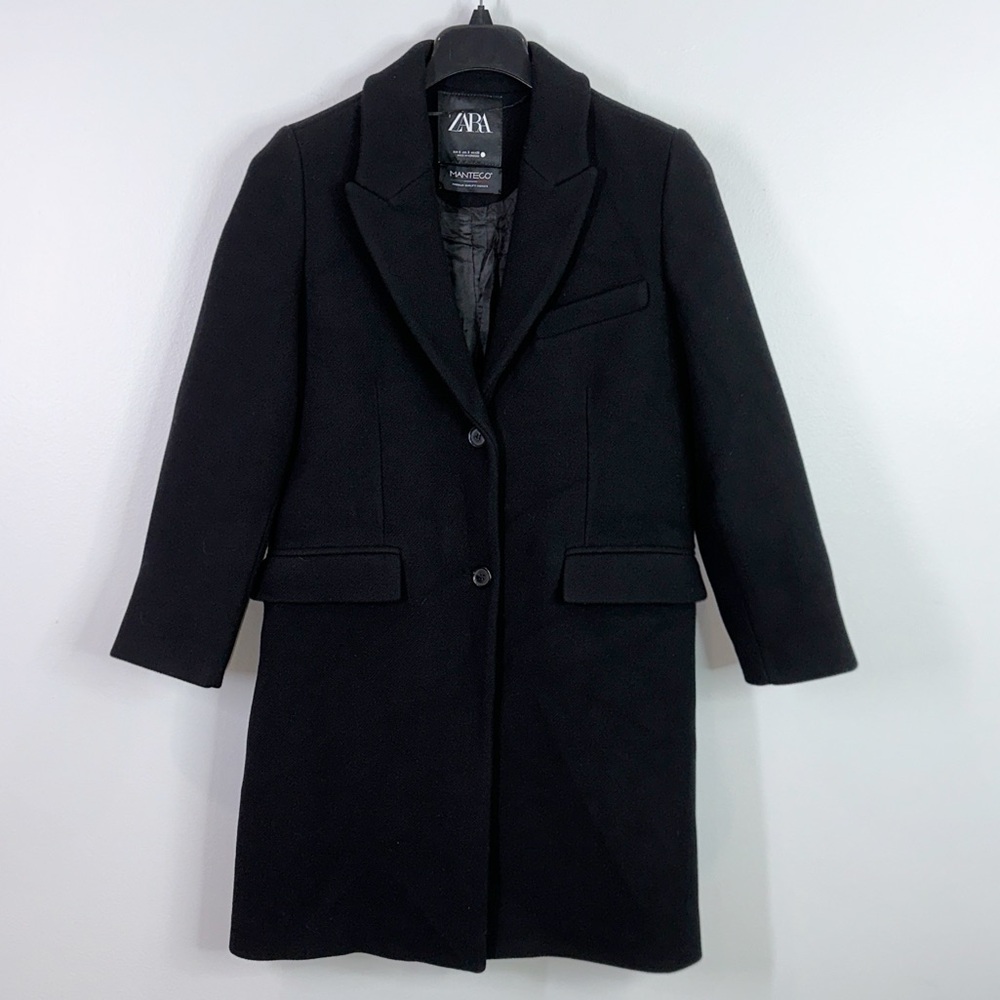 Zara Black Pea Coat